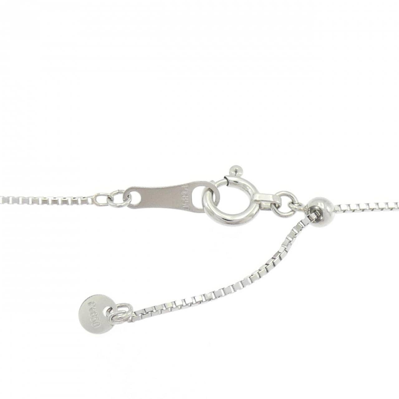 PT900/PT850 エメラルド ネックレス 0.53CT