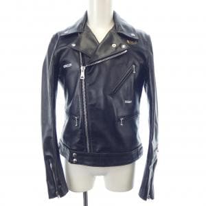 モンクレール ジーニアス MONCLER GENIUS FRAGMENT DWAYNE CYCLONE レザーライダースジャケット