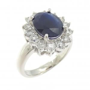 PT900 サファイヤ リング 3.00CT