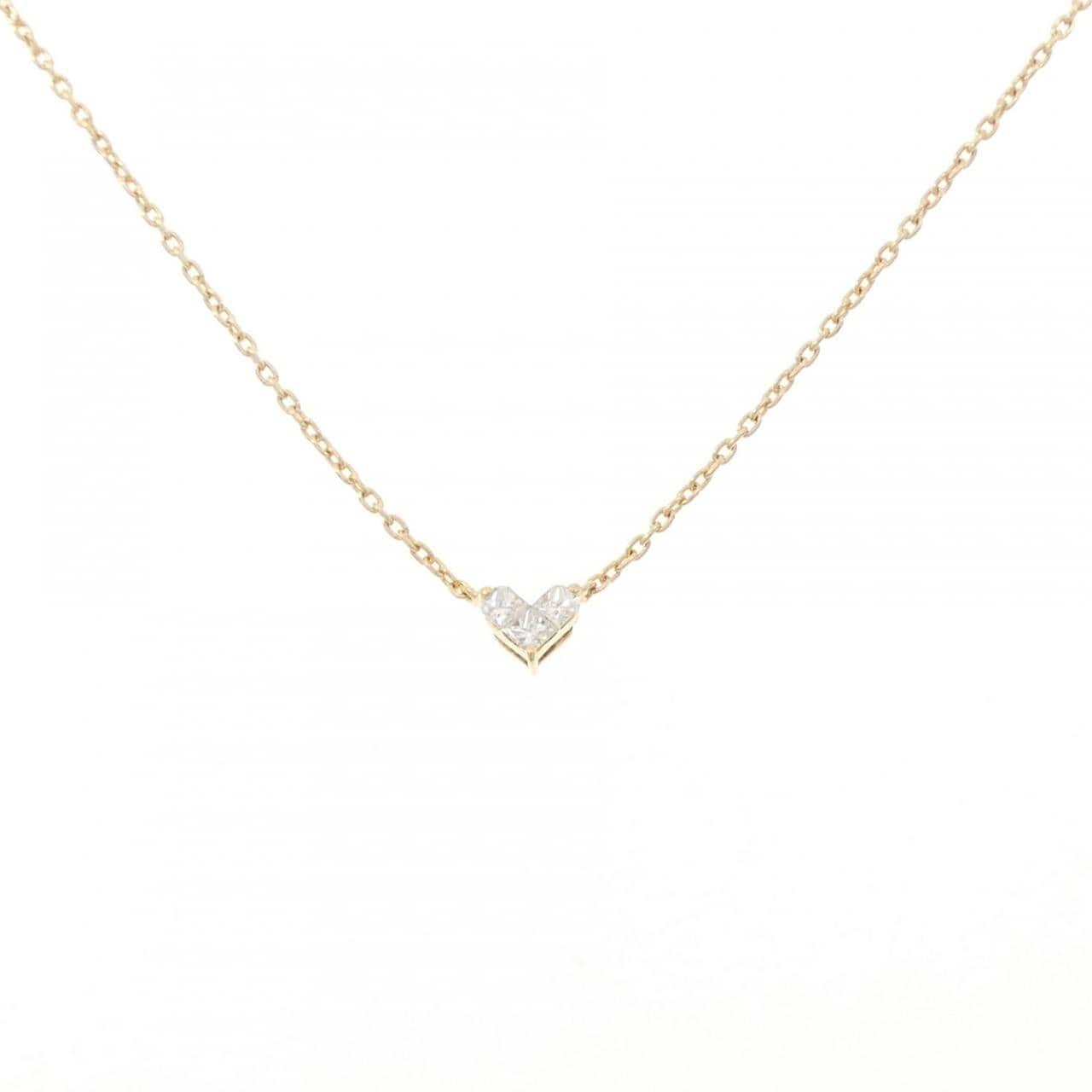 スタージュエリー ミステリアスハート ネックレス 0.10CT