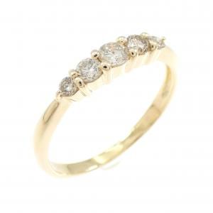 K18YG ダイヤモンド リング 0.30CT