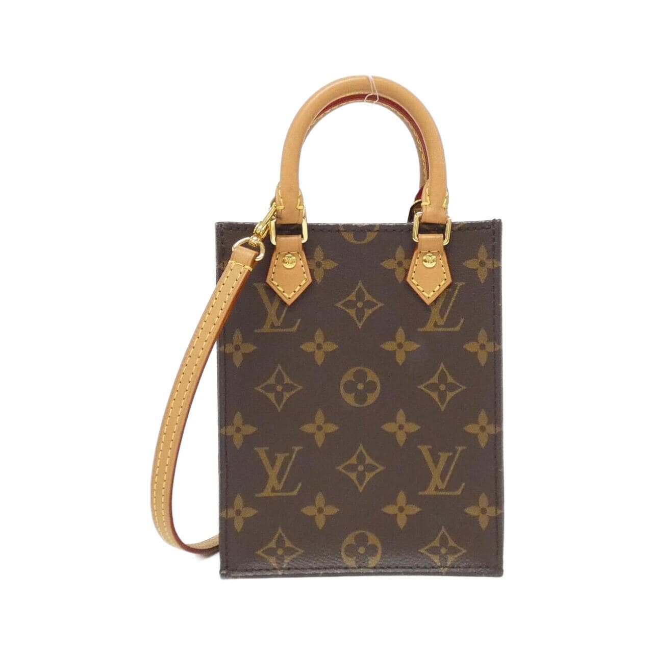 LOUIS VUITTON Monogram Petite Sac Plat M69442 包