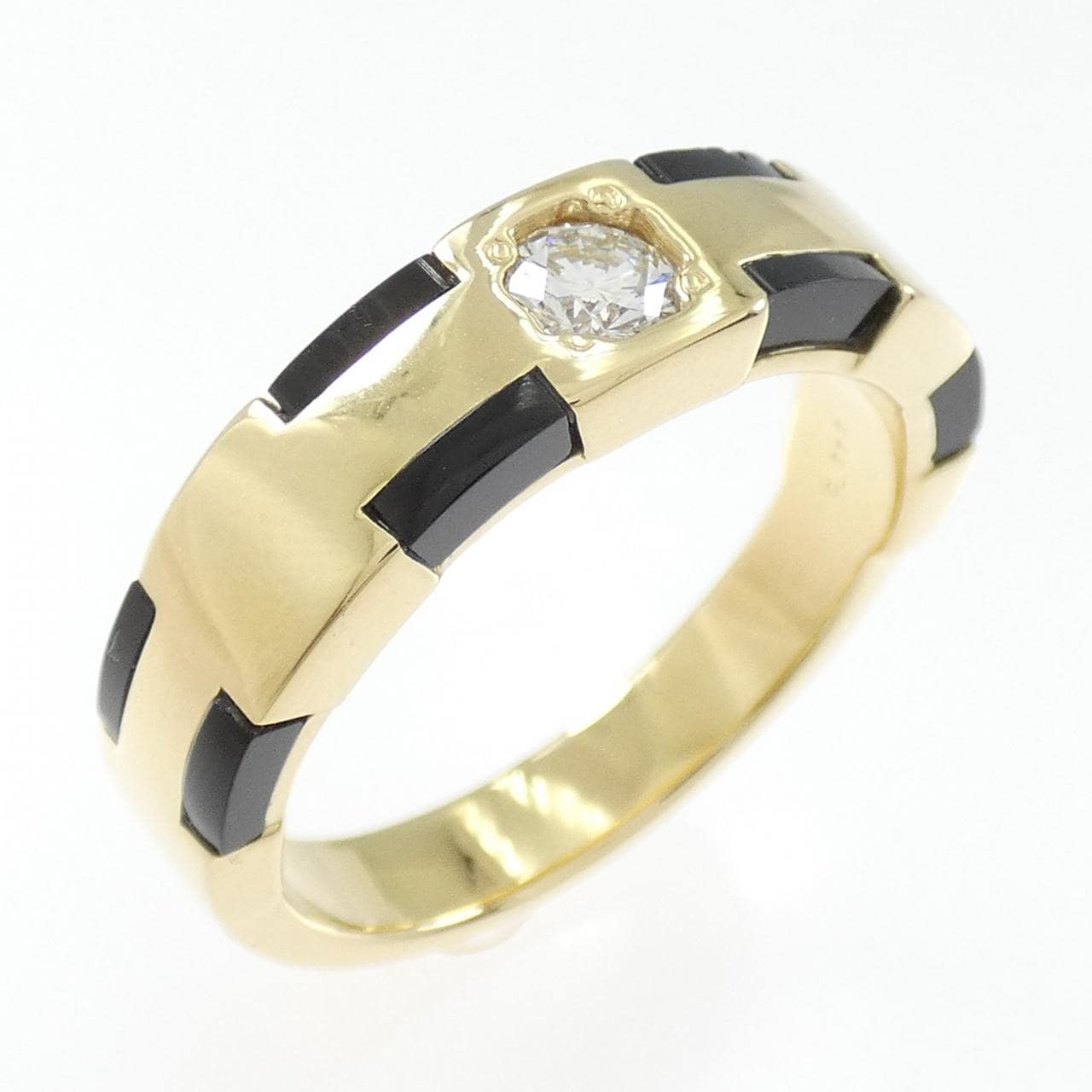 K18YG オニキス リング