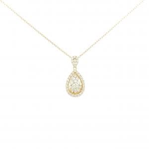 K18YG ダイヤモンド ネックレス 0.222CT