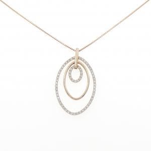 K18PG ダイヤモンド ネックレス 0.70CT