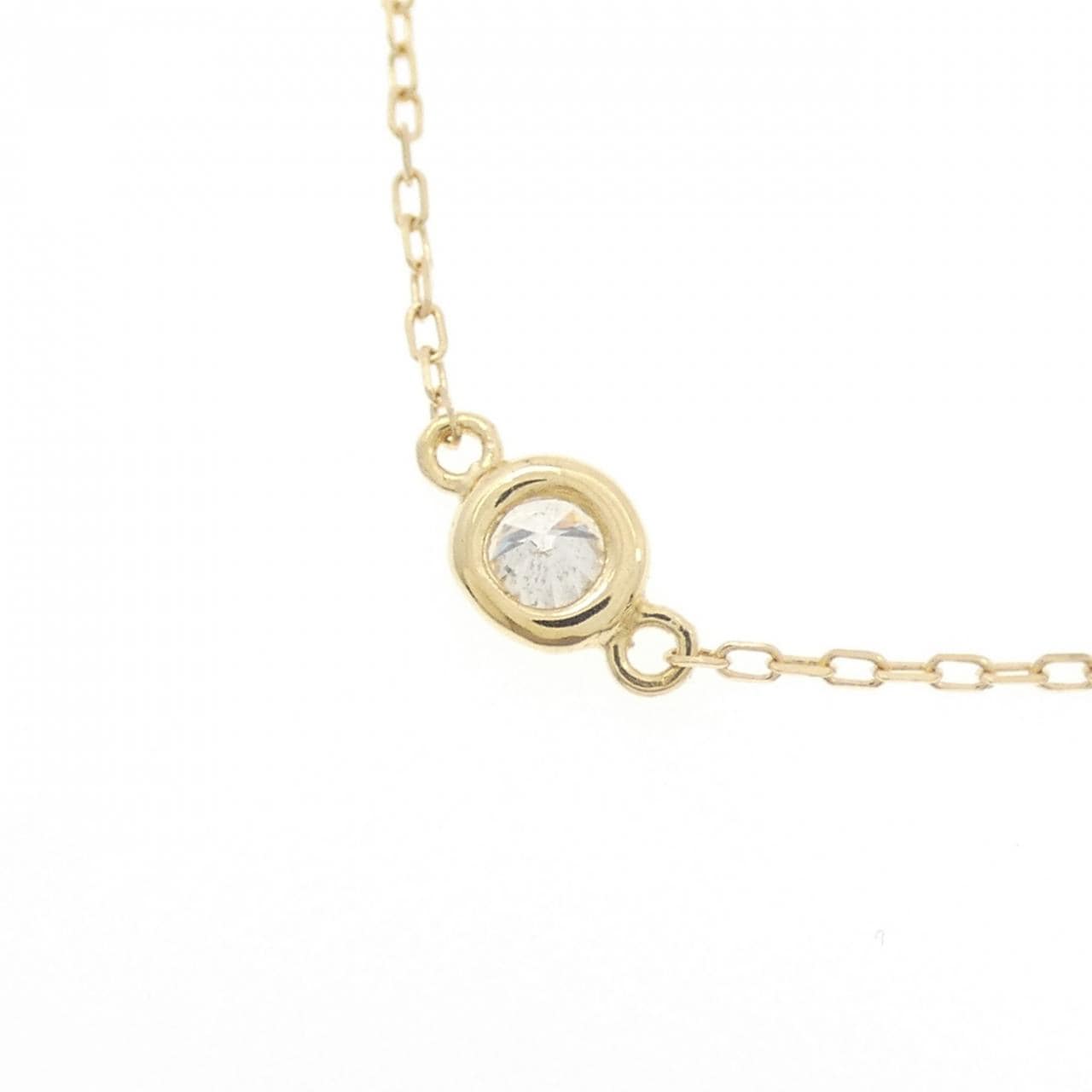 K18YG ダイヤモンド ネックレス 1.006CT