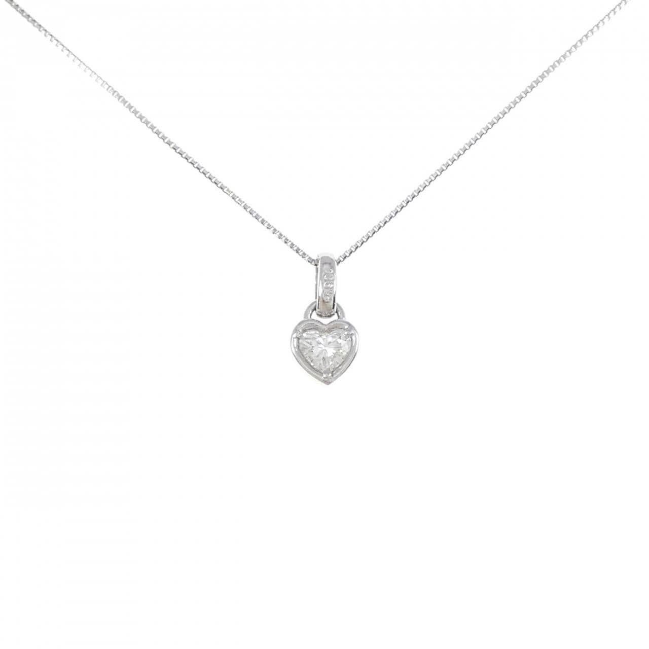 PT Heart Diamond Necklace 0.22CT