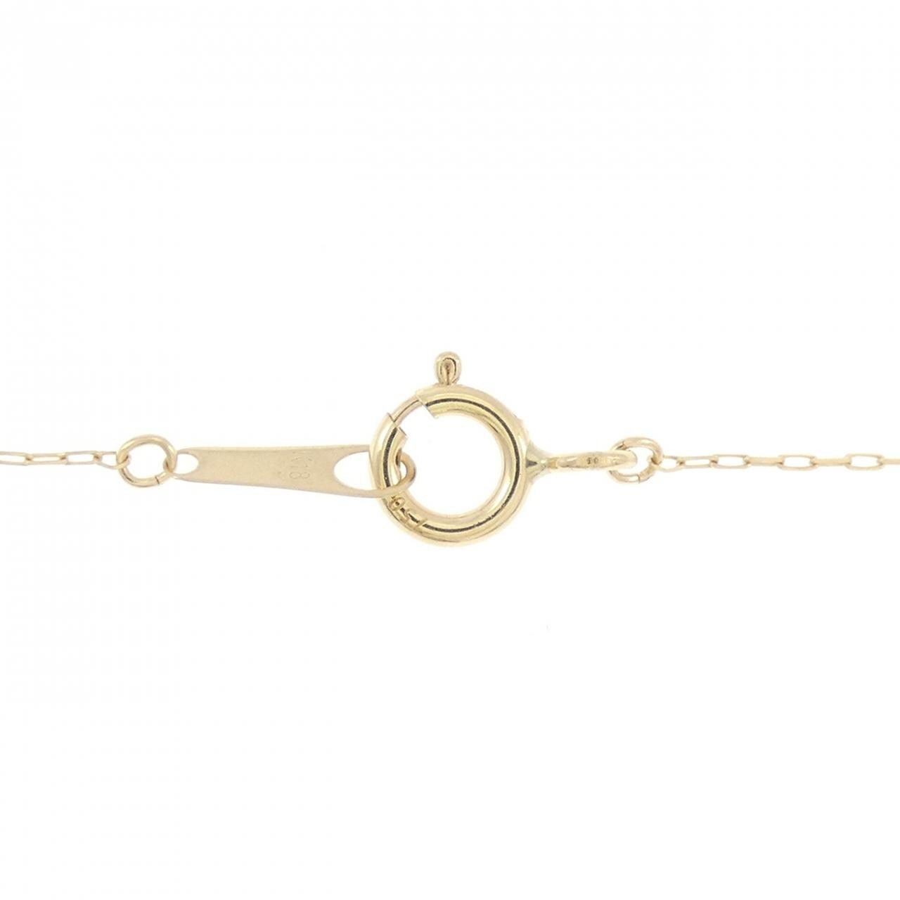 【新品】K18YG ダイヤモンド ネックレス 0.08CT