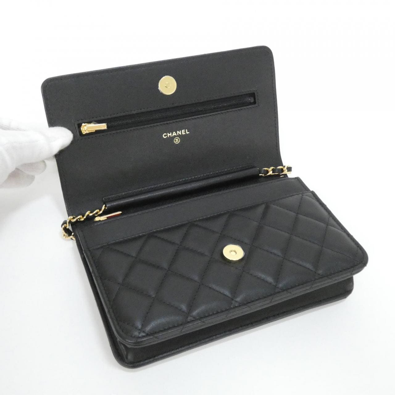 シャネル タイムレスクラシック ライン AP0250 チェーンウォレット