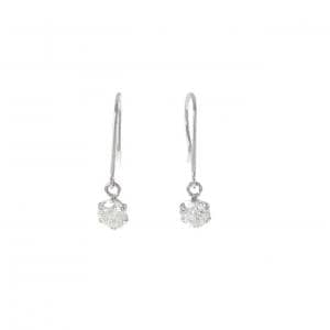 PT900 ダイヤモンド ピアス 0.40CT