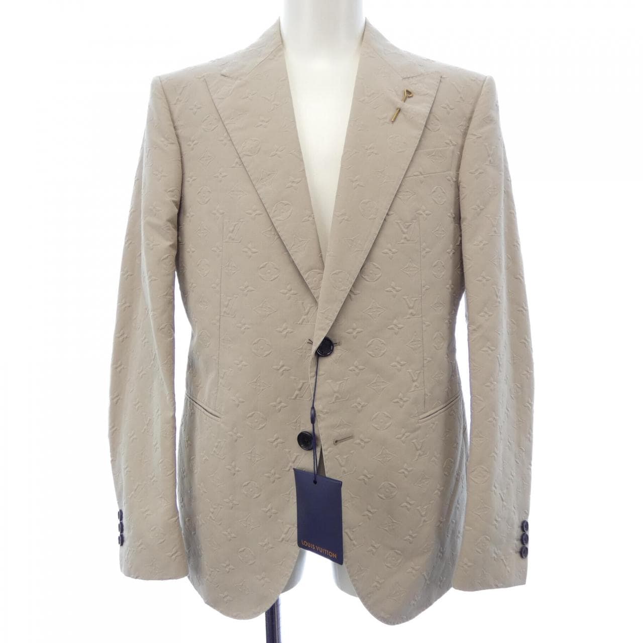 ルイヴィトン LOUIS VUITTON エンボスモノグラムシングルブレステッドジャケット HKJ42EZDC ジャケット