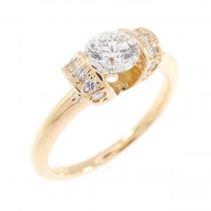 K18YG ダイヤモンド リング 0.506CT
