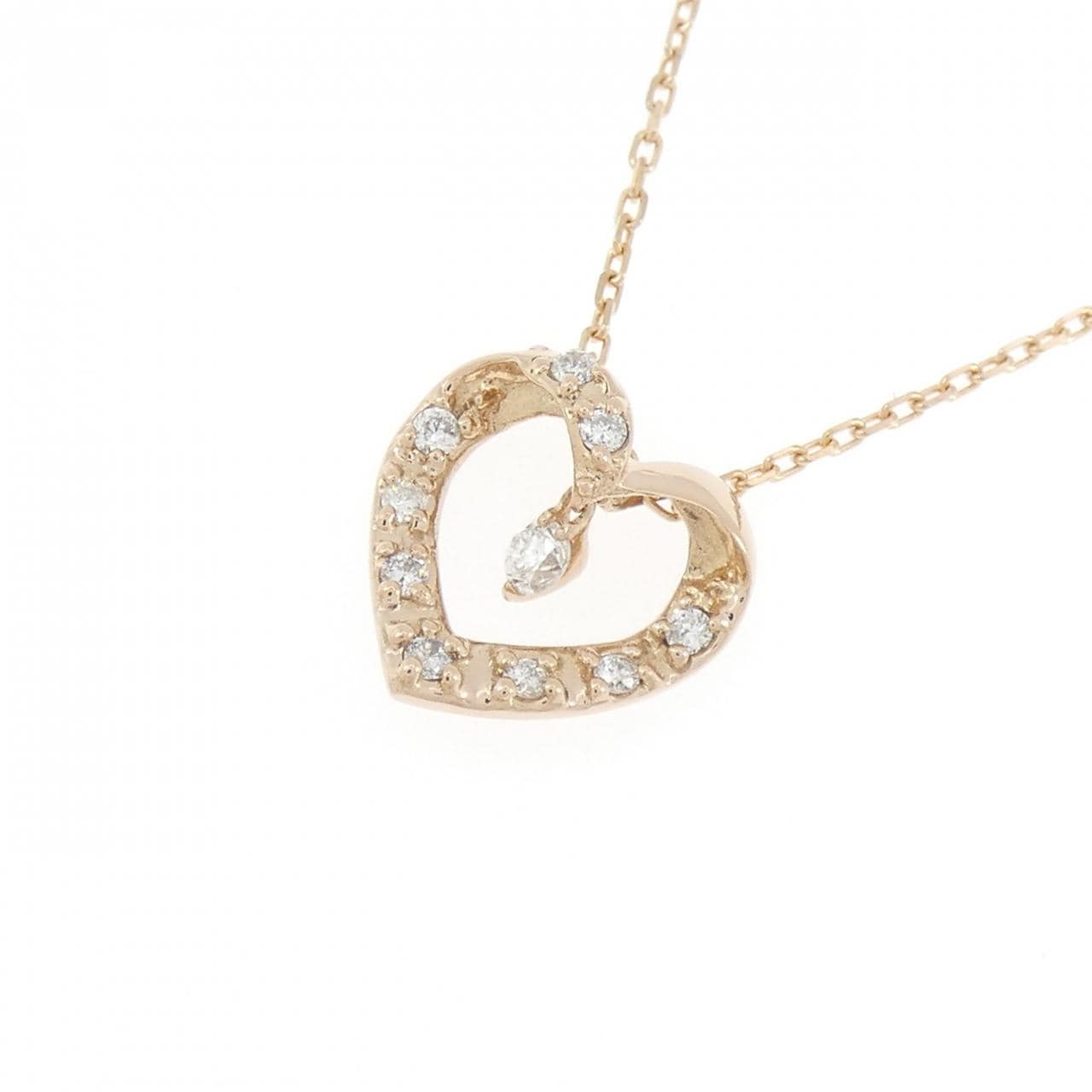 ヴァンドーム ダイヤモンド ネックレス 0.12CT