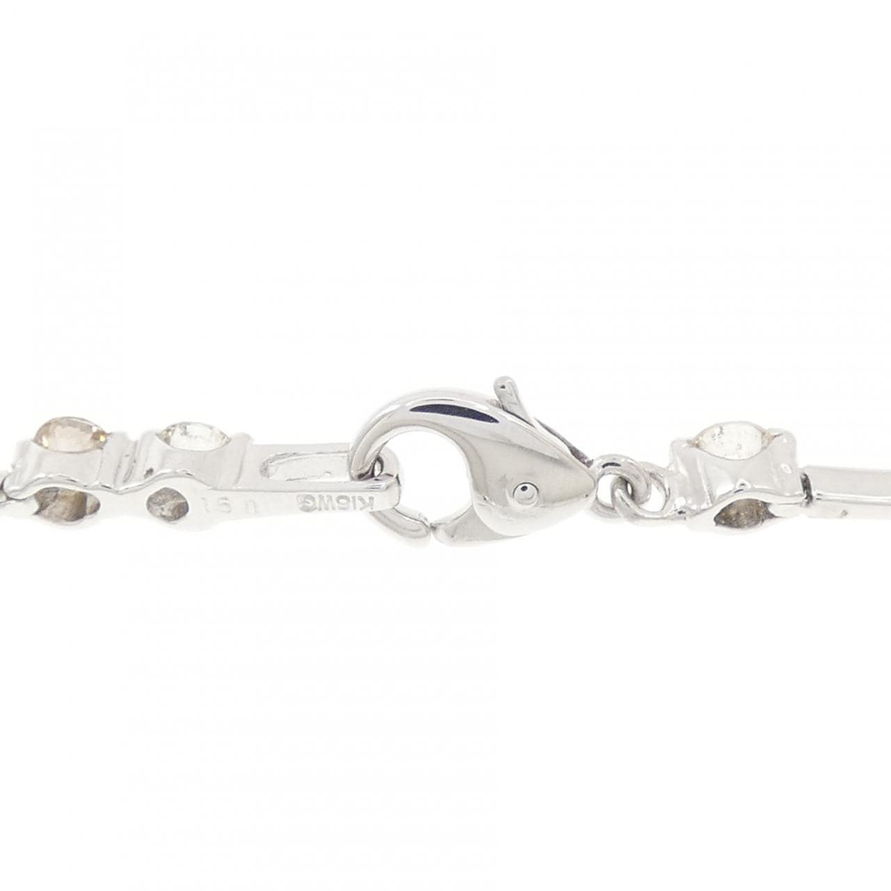 K18WG ダイヤモンド ブレスレット 1.50CT