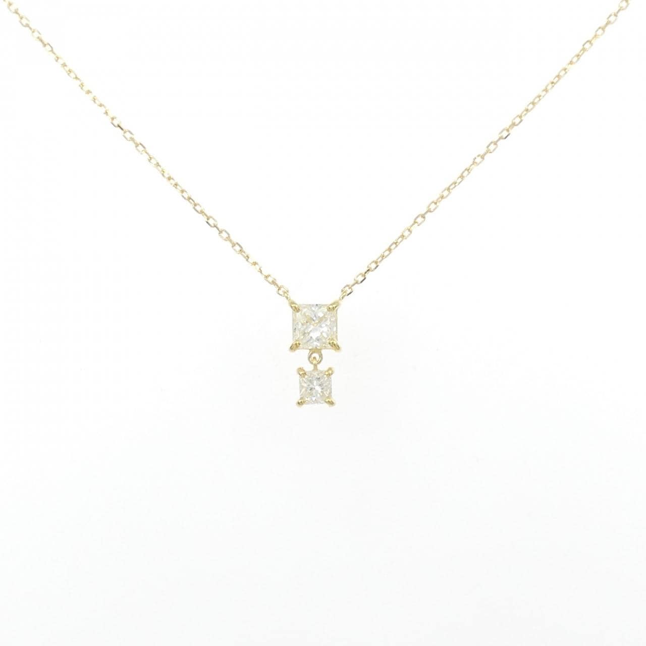 K18YG ダイヤモンド ネックレス 0.536CT