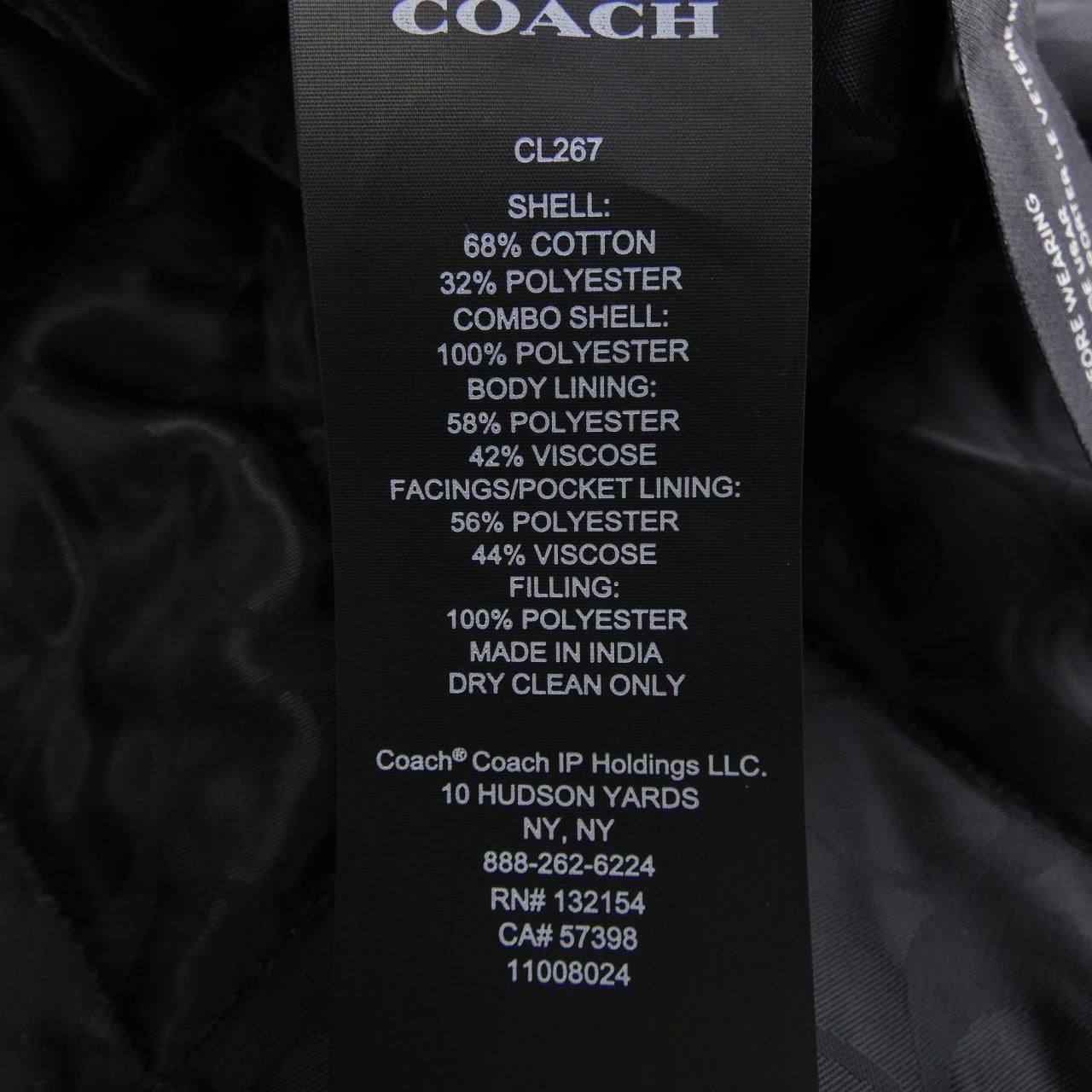 コーチ COACH CL267 RIO トレンチコート