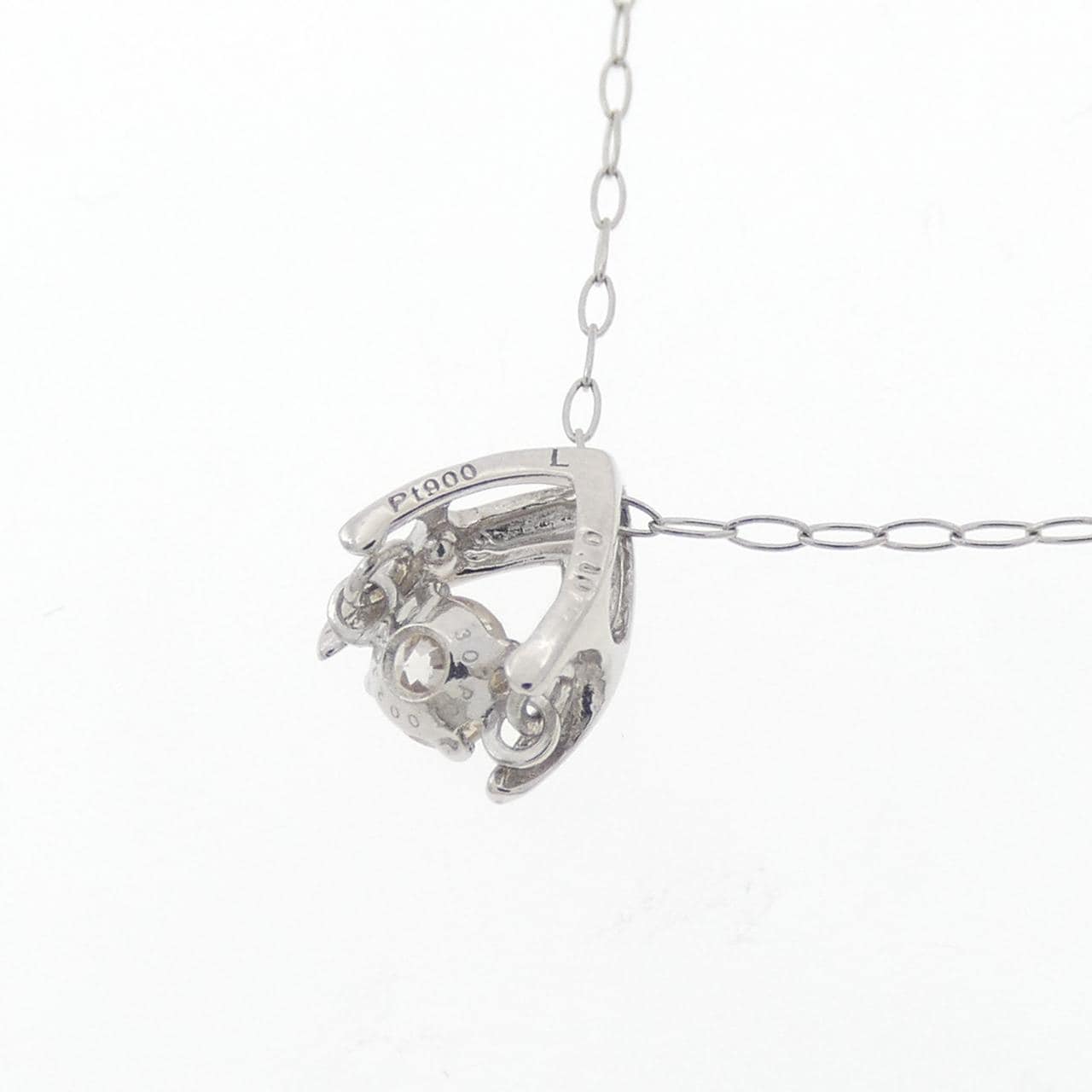 PT ダイヤモンド ネックレス 0.10CT