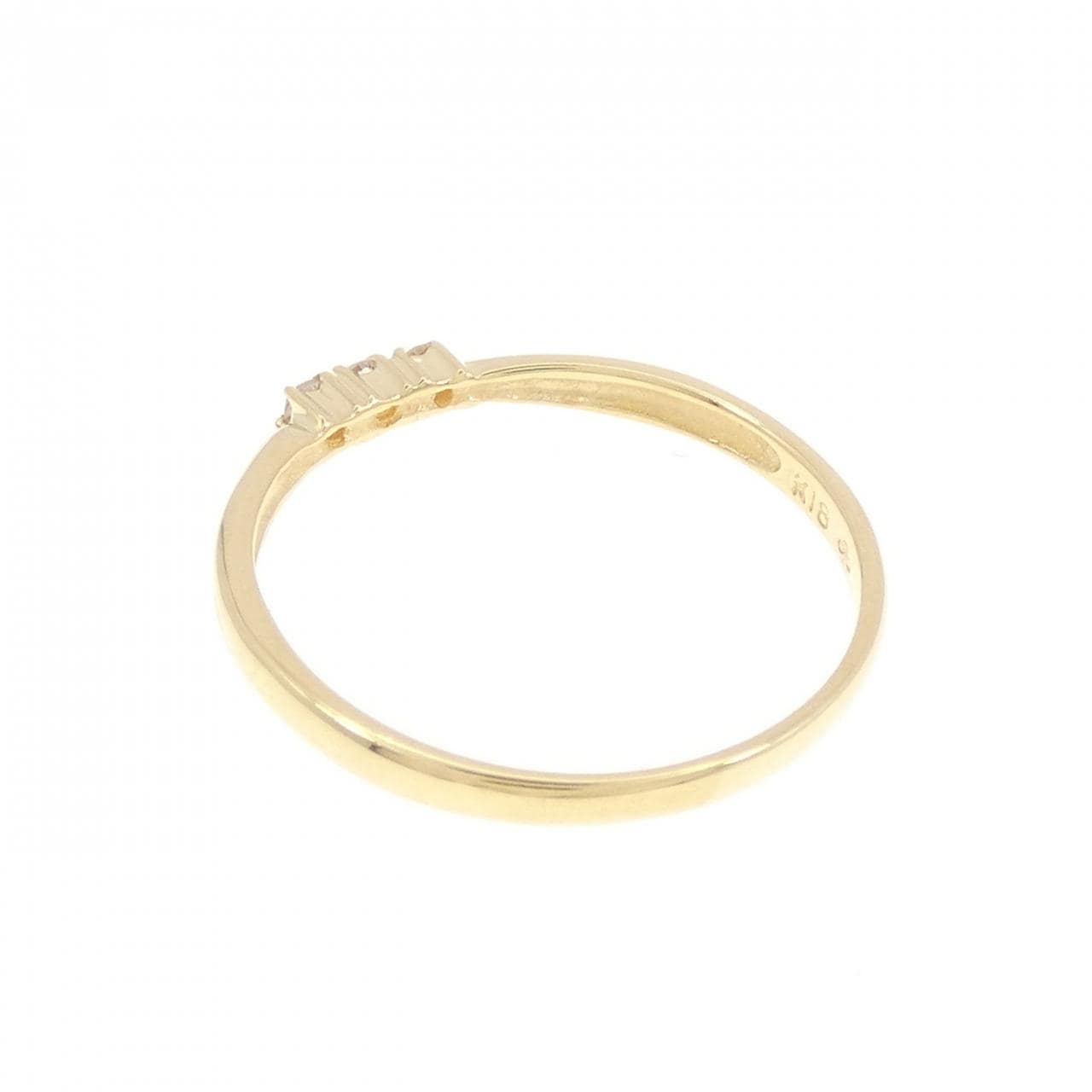 K18YG ダイヤモンド リング 0.05CT