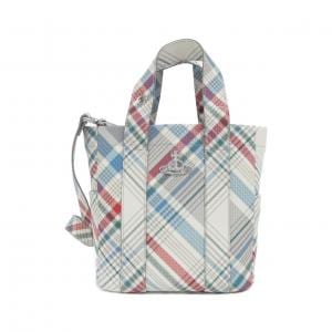 [BRAND NEW] Vivienne Westwood TARTAN PRINT SAFFIANO Marie Small Tote Bag 4204007JU Bag