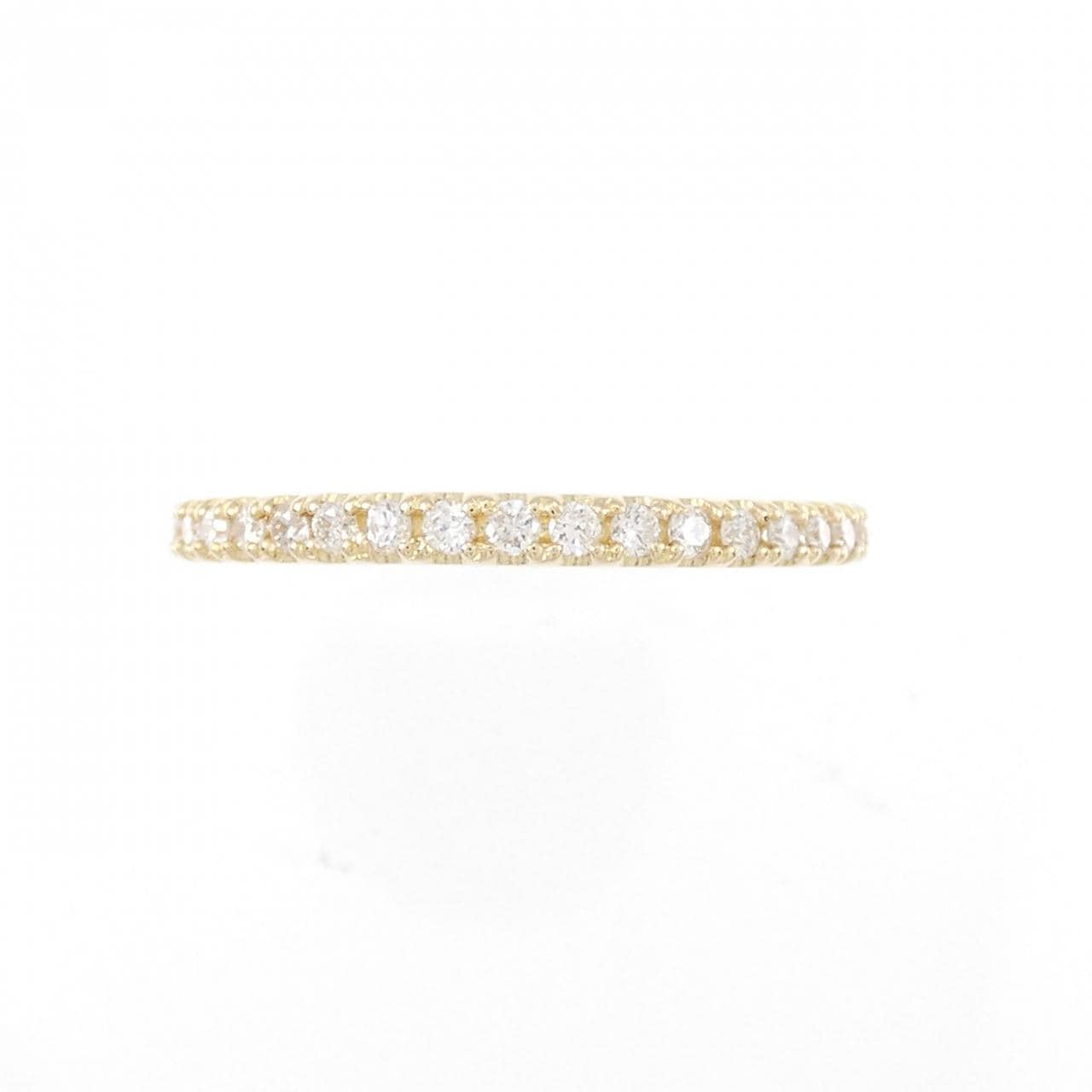 [Remake] K18YG Half Eternity Diamond Ring 0.20CT