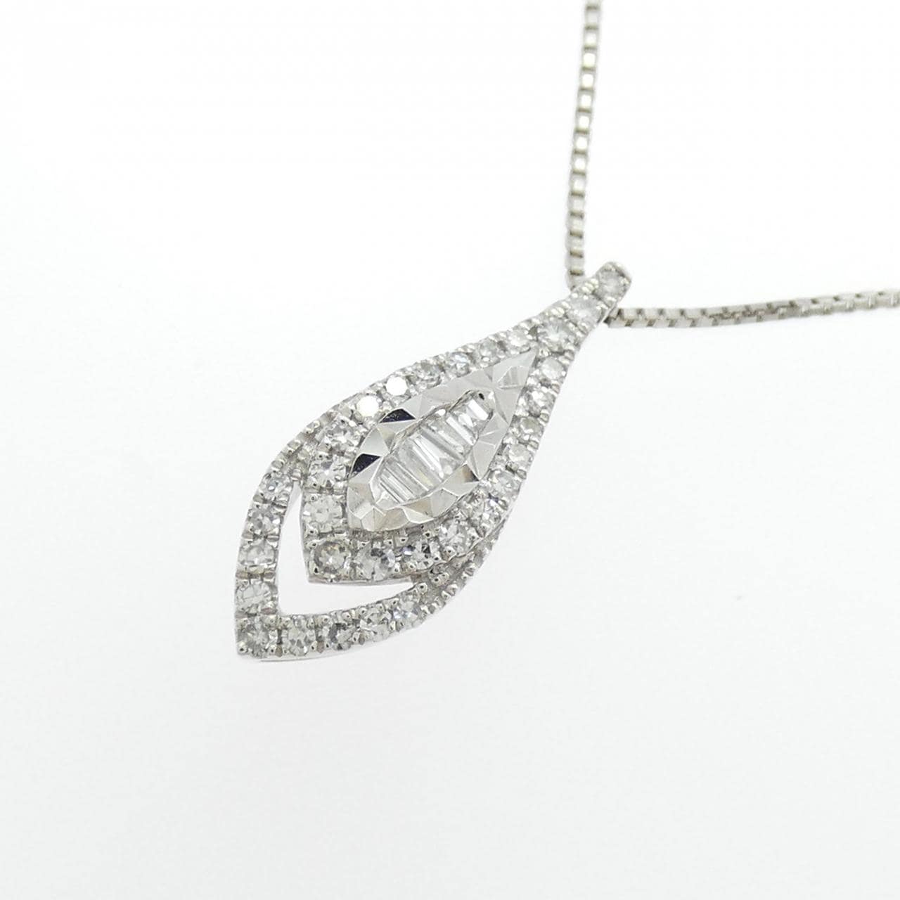 PT950/PT850 ダイヤモンド ネックレス 0.15CT