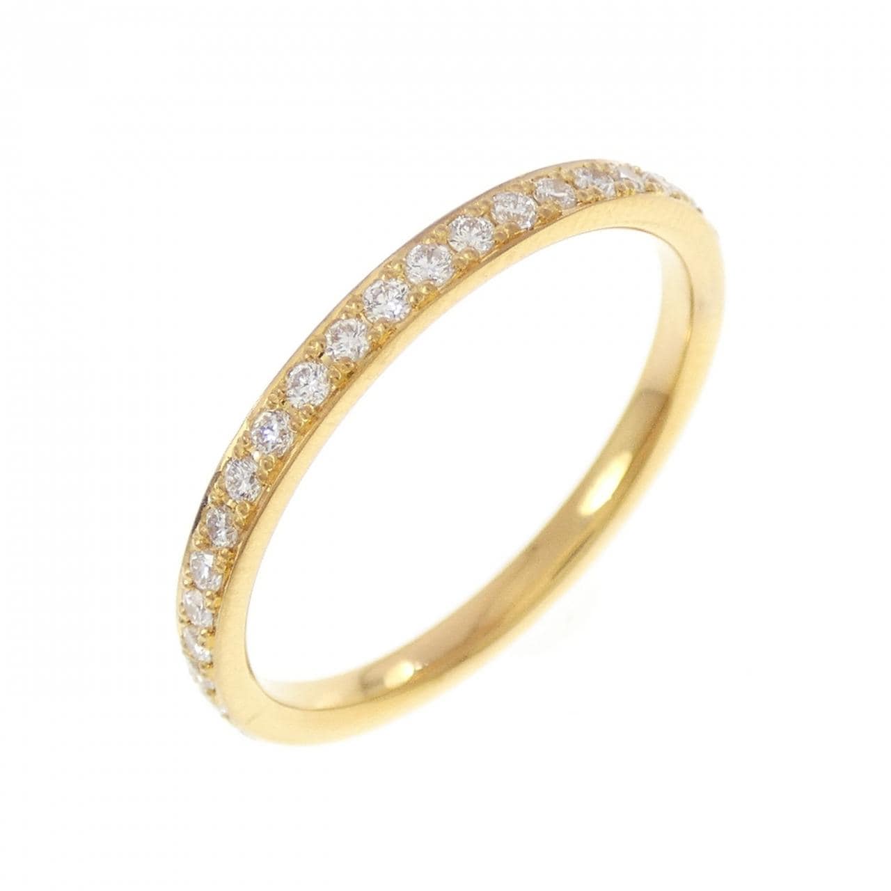 【リメイク】K24YG ハーフエタニティ ダイヤモンド リング 0.20CT