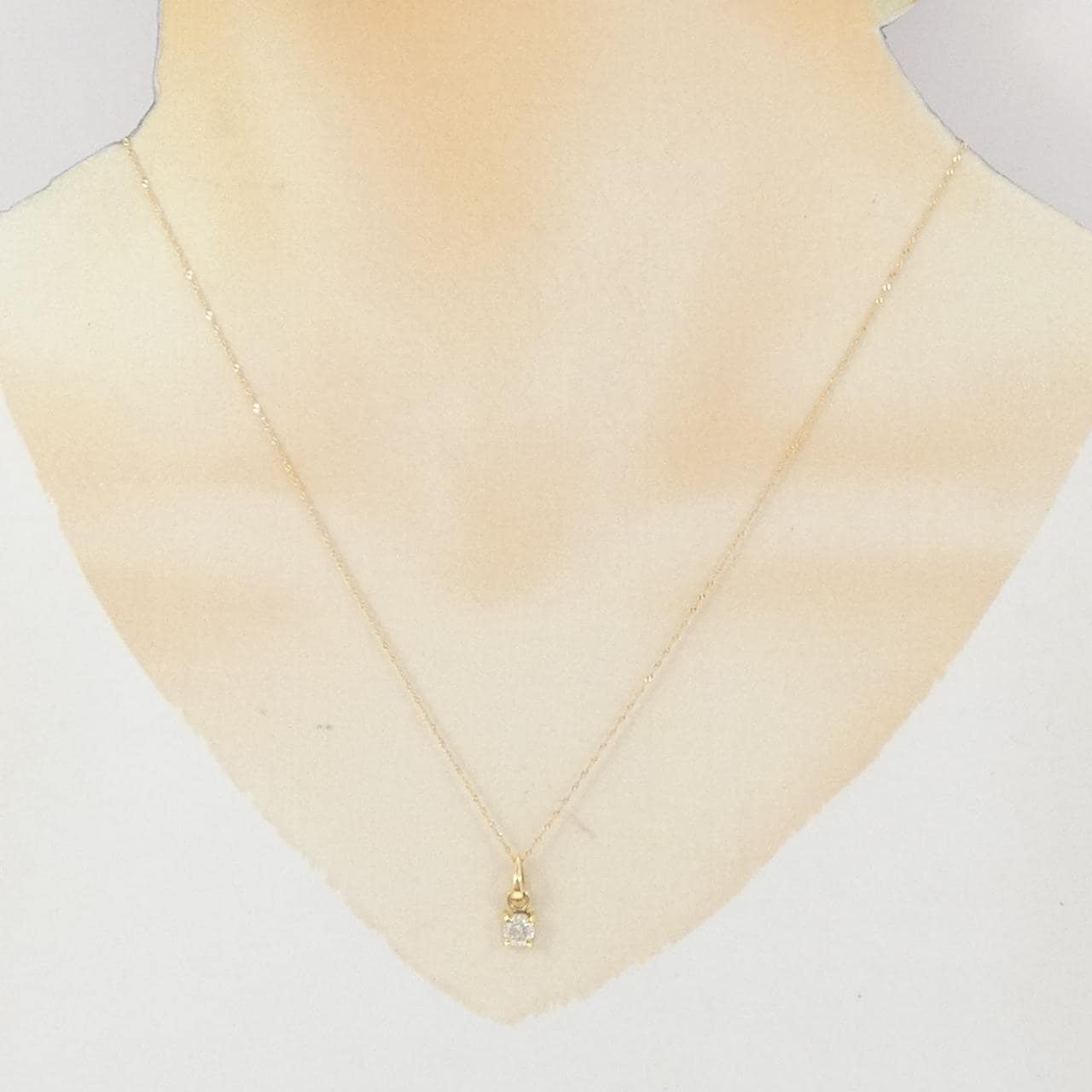 K18YG ダイヤモンド ネックレス 0.40CT