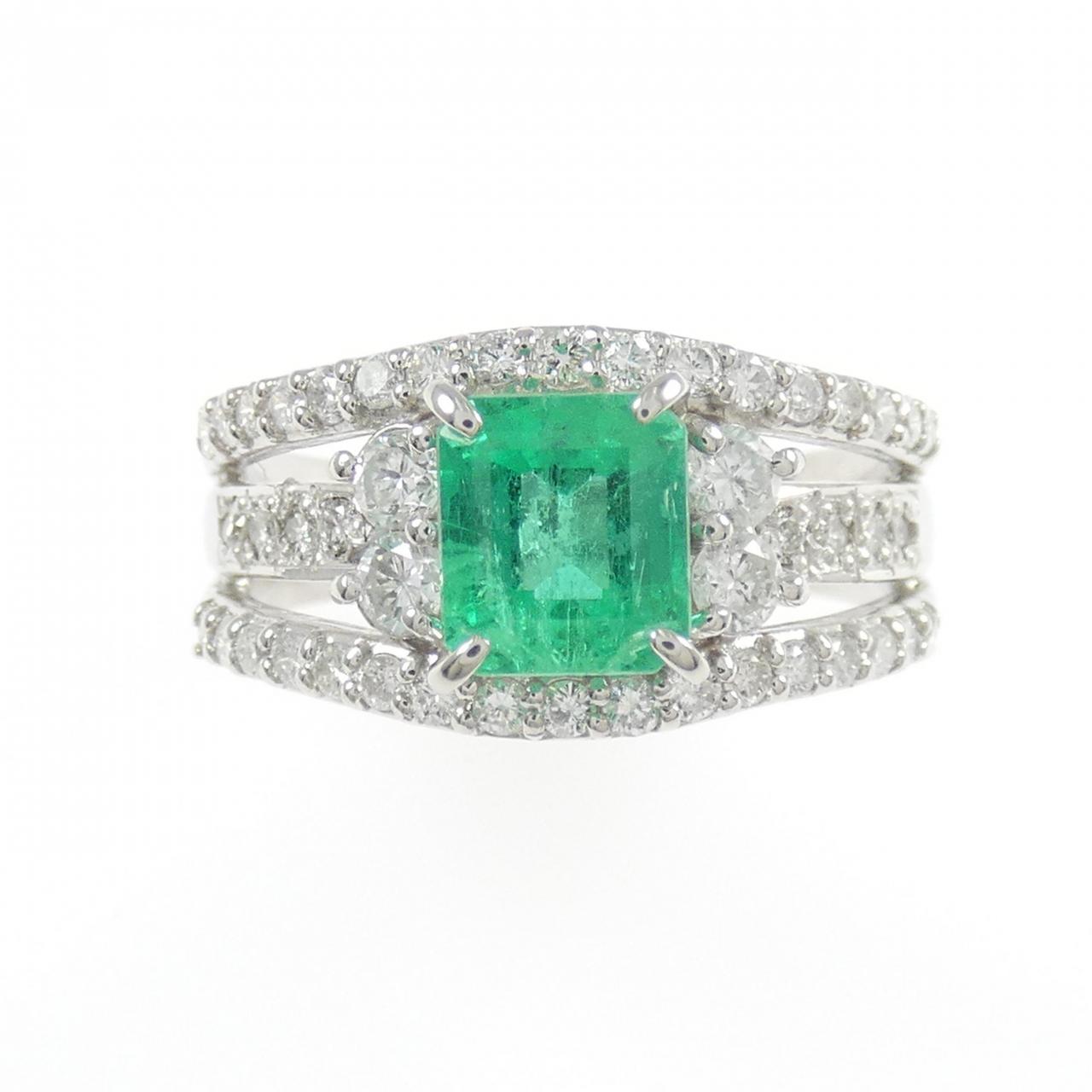 PT900 エメラルド リング 1.06CT