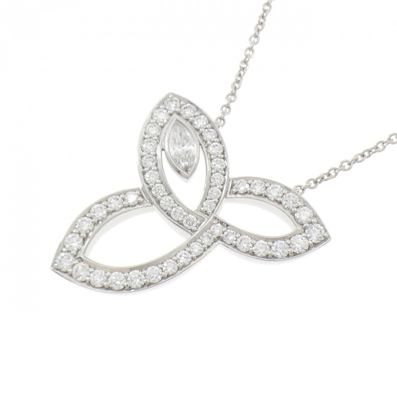 ハリーウィンストン リリークラスター ネックレス 0.12CT