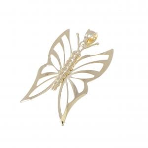 K18YG バタフライ ペンダント