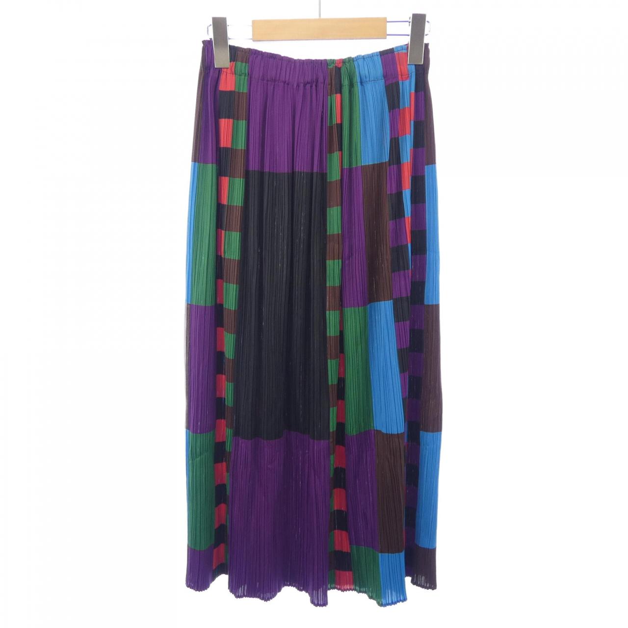 【ヴィンテージ】プリーツプリーズ PLEATS PLEASE 2001 幾何学 PP14-JG351 スカート