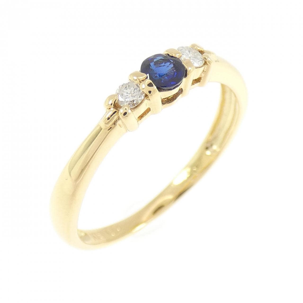 K18YG サファイヤ リング