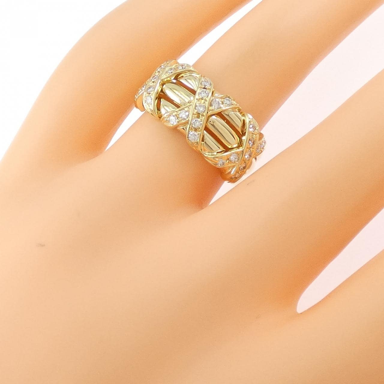 K18YG ダイヤモンド リング 0.30CT