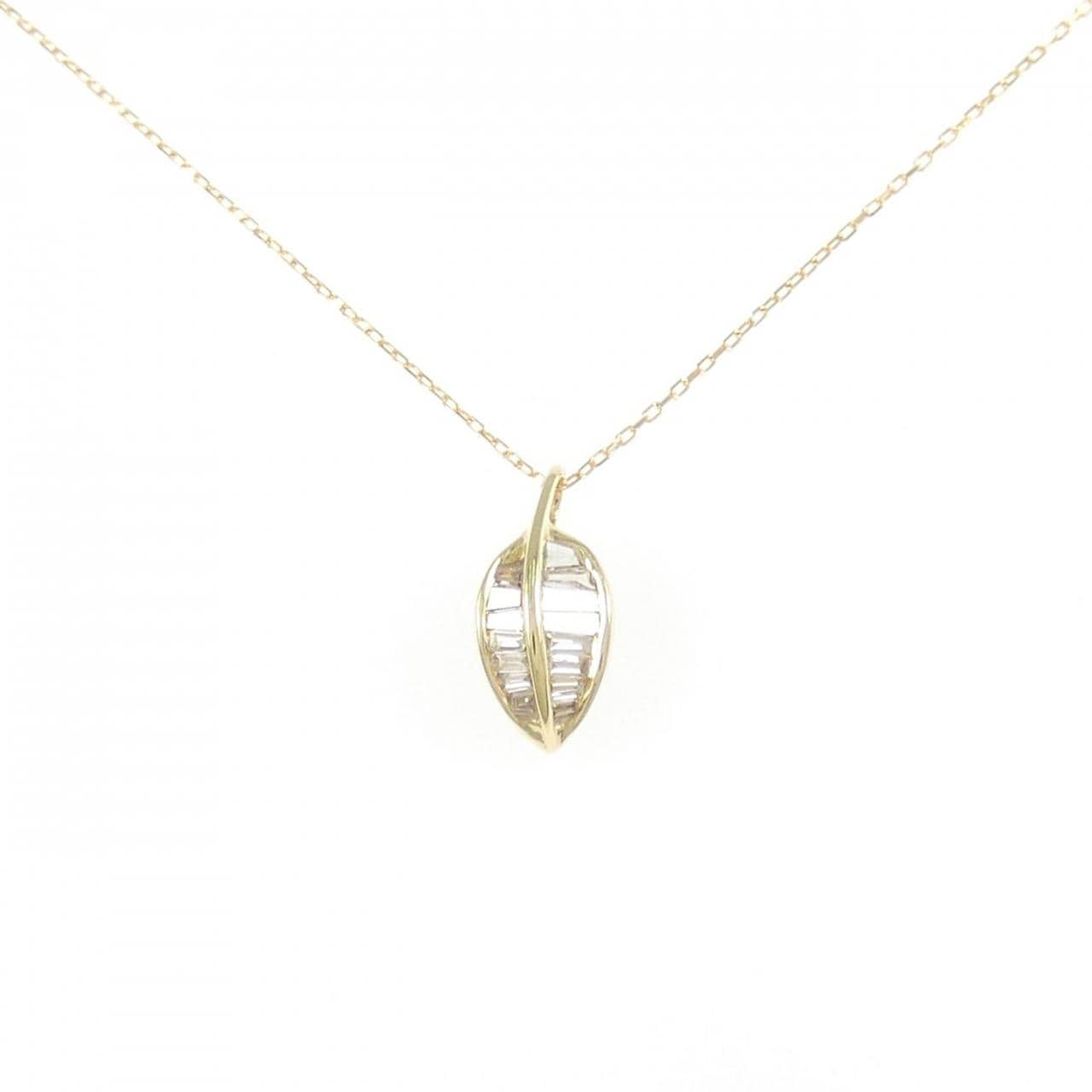 K18YG ダイヤモンド ネックレス 0.15CT