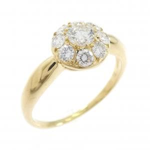K18YG ダイヤモンド リング 0.74CT
