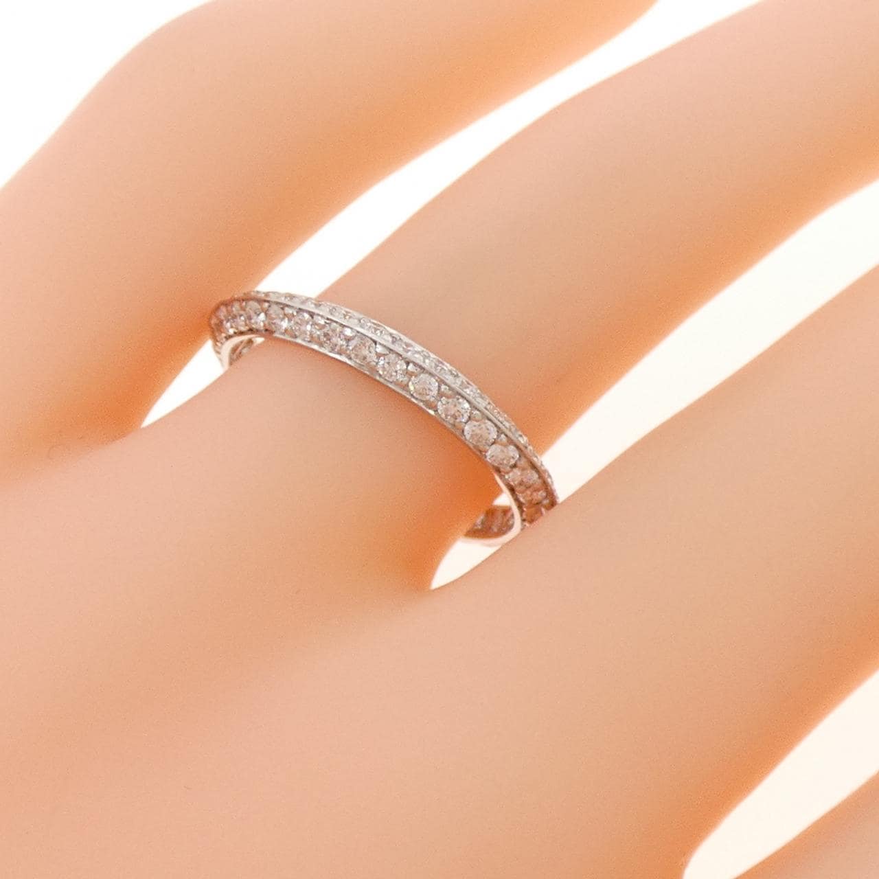 PT950 フルエタニティ ダイヤモンド リング