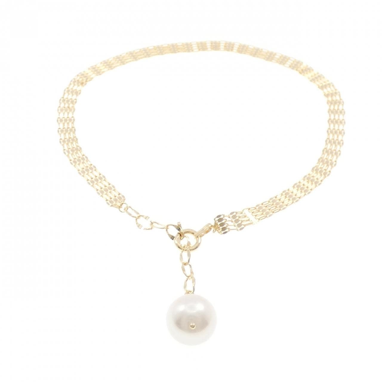 18K黃金Akoya珍珠手鍊，8.2毫米