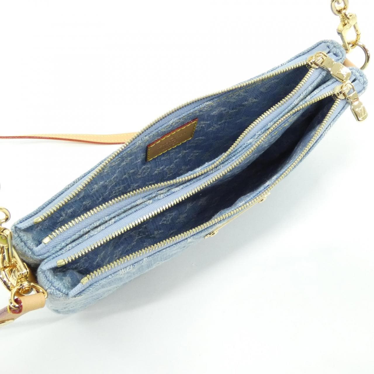 ルイヴィトン モノグラム デニム ポシェット リヴ M83532 ショルダーバッグ