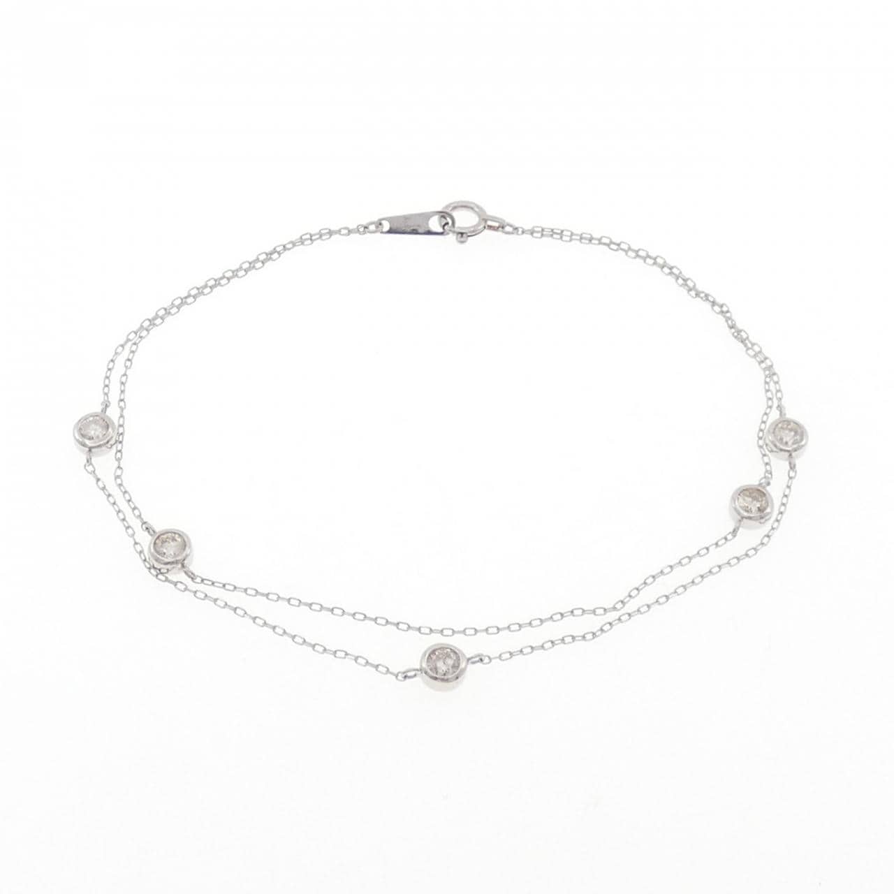 PT900/PT850 ダイヤモンド ブレスレット 0.50CT
