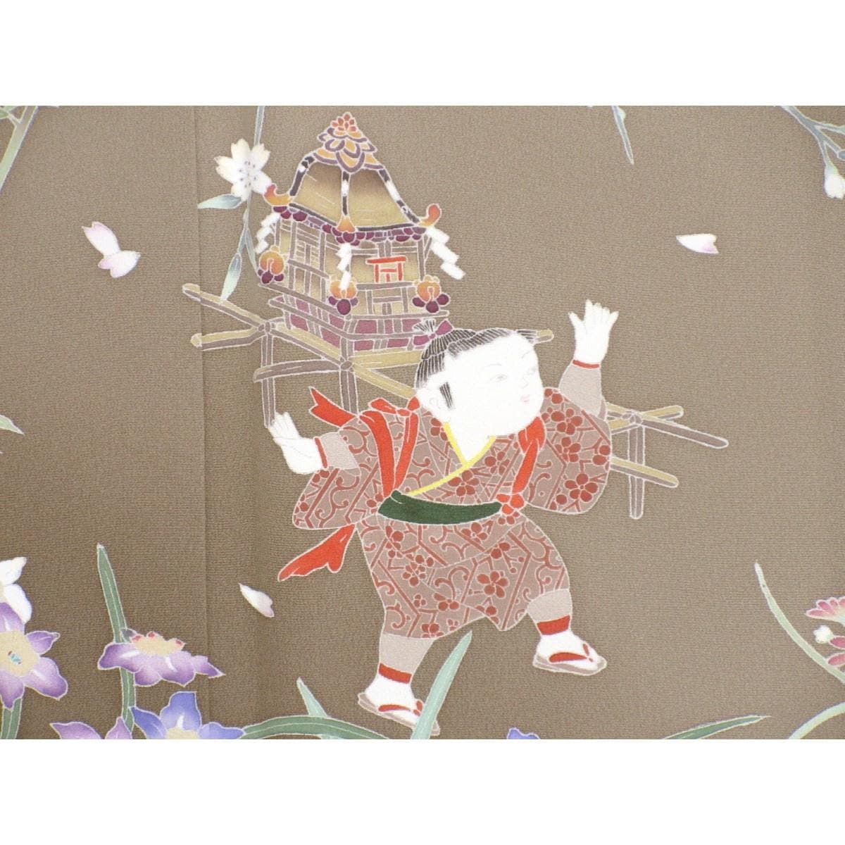 【未使用品】色留袖　岡本幸治　訪問着兼用　蔦【本加賀友禅】