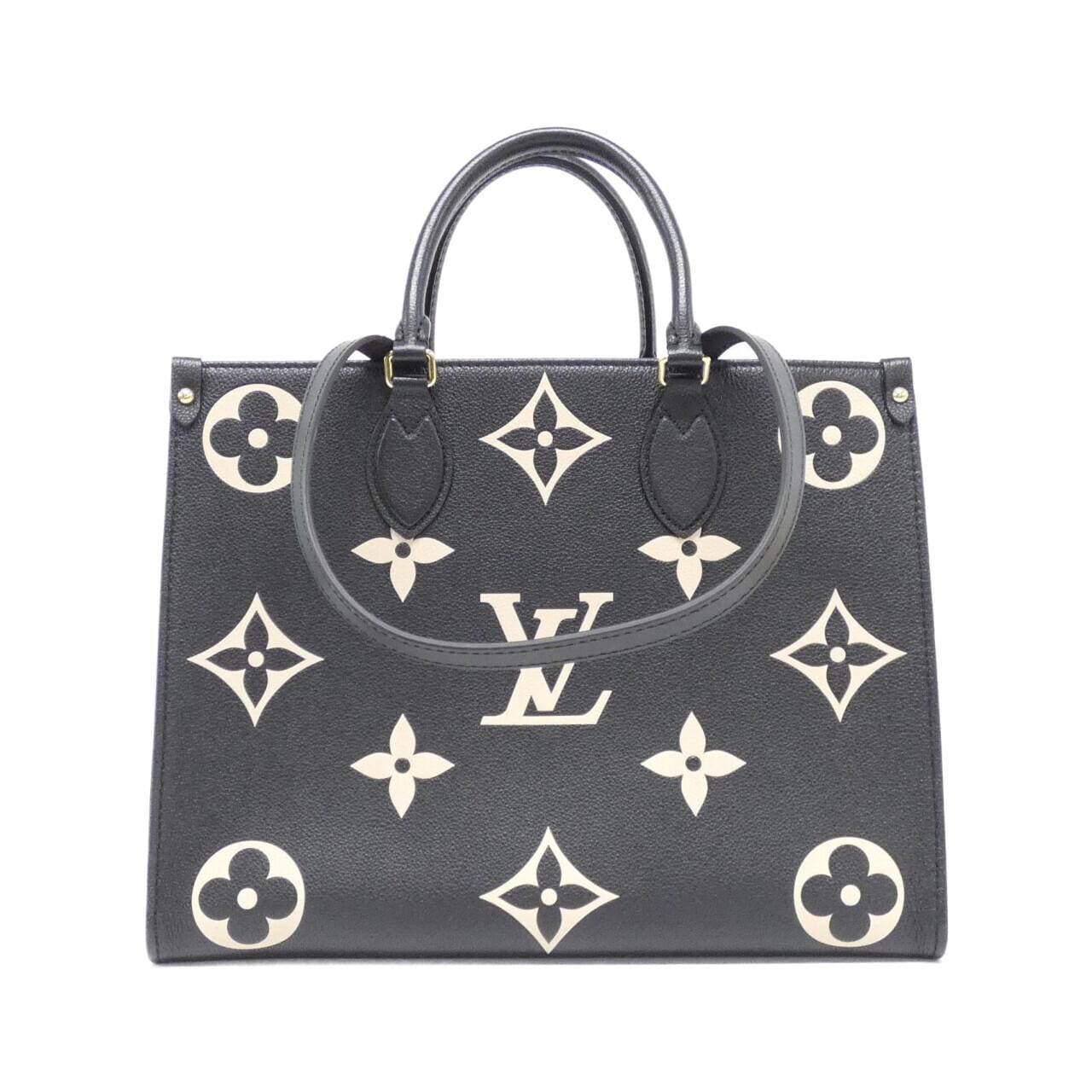 LOUIS VUITTON雙色Monogram Empreinte on the Go MM M45495 包