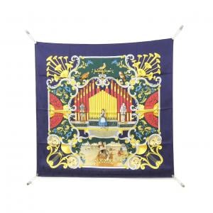 エルメス ORGAUPHONE ET AUTRES MECA NIQUES カレ スカーフ