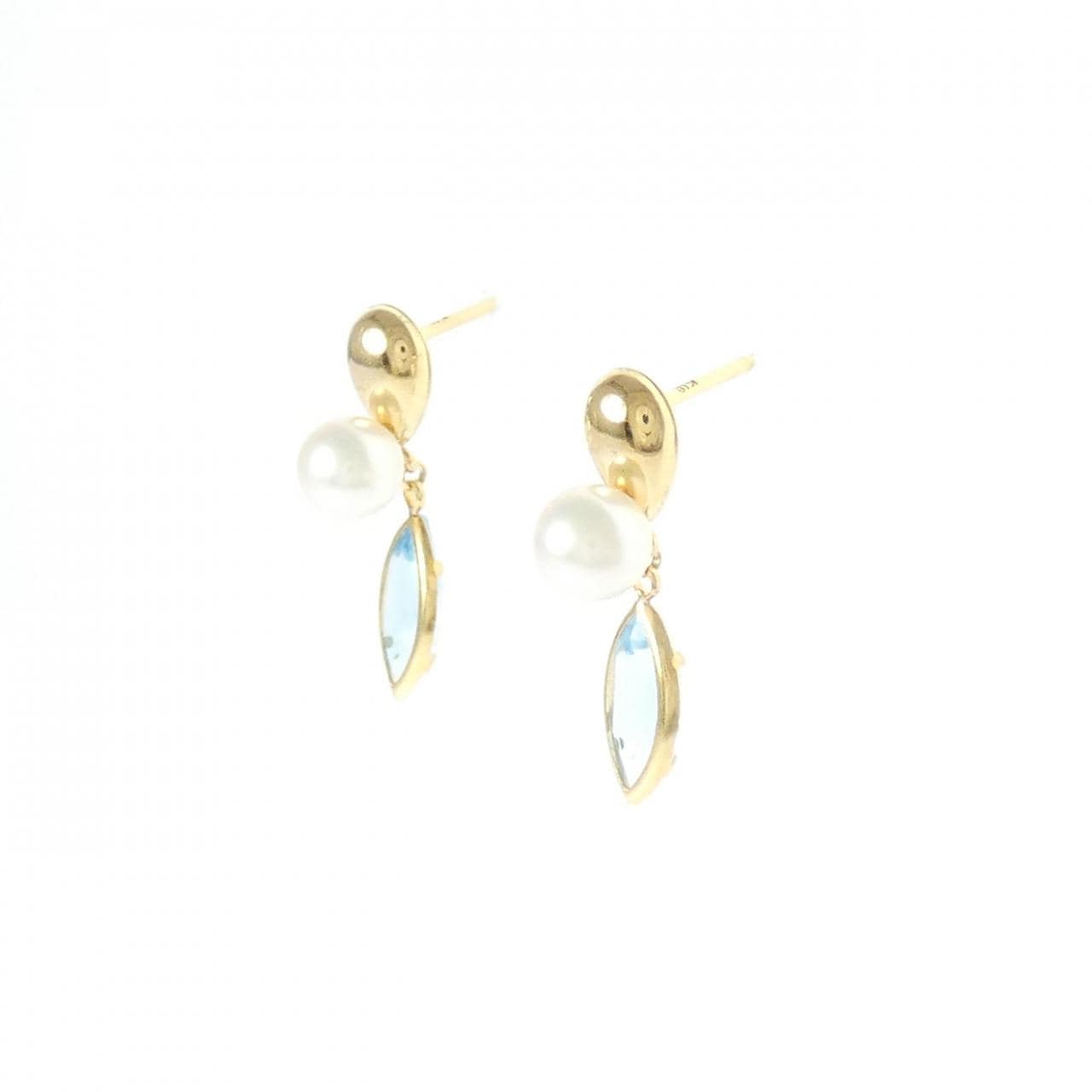 K18YG アコヤパール ピアス 4.5mm