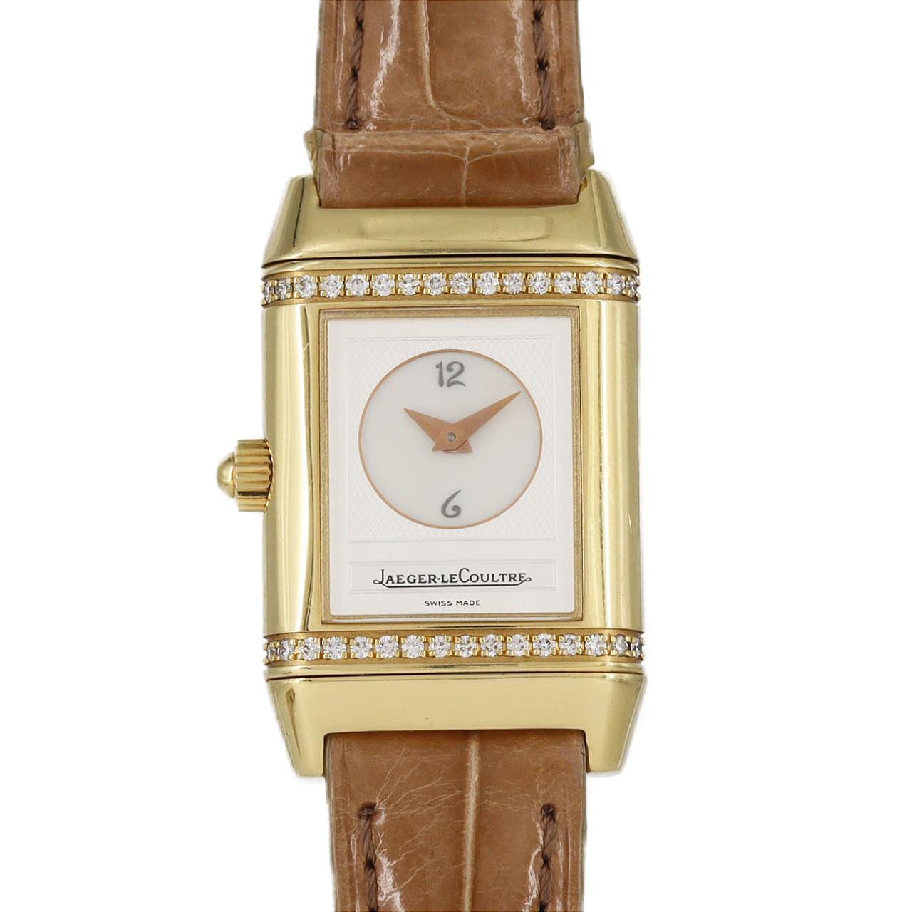 【ノーメンテナンス還元価格】ジャガー･ルクルト レベルソデュエット YG 266.1.44/Q2661410 YG 手巻