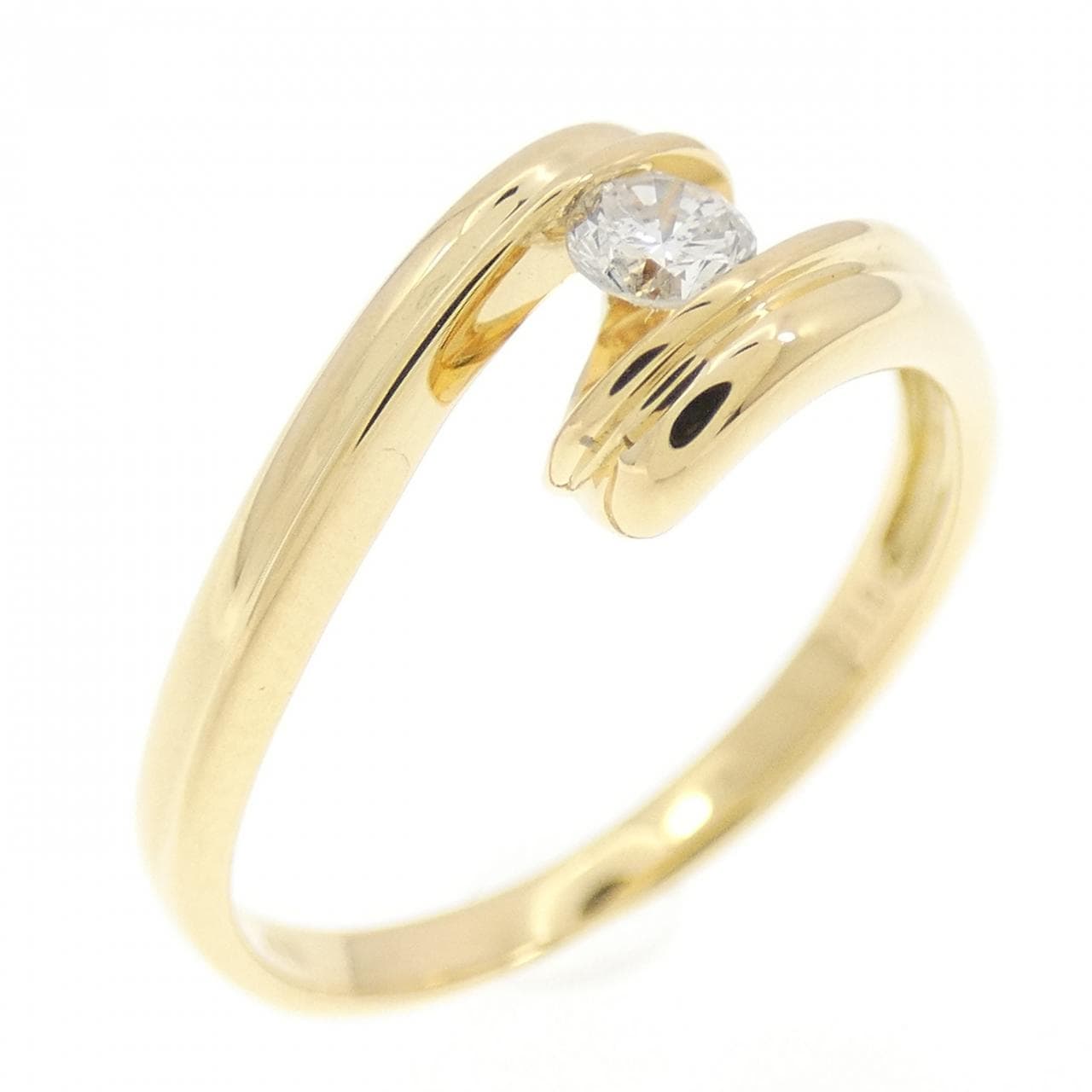 K18YG ダイヤモンド リング 0.10CT