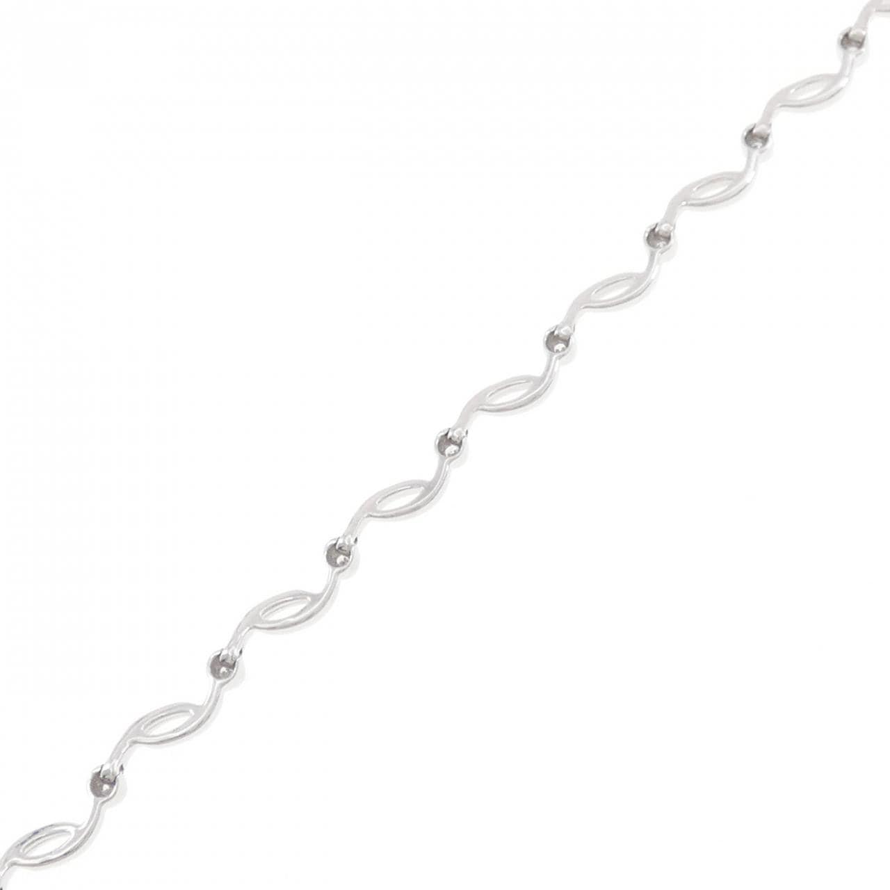 K18WG ダイヤモンド ブレスレット 0.23CT