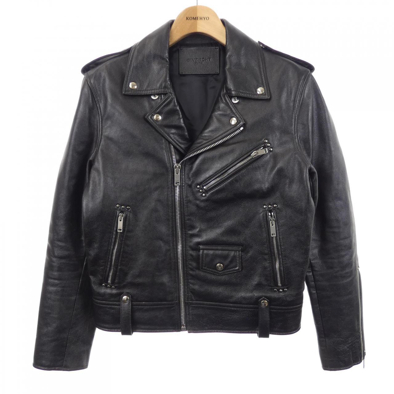 GIVENCHY BM00CA60E4 皮革骑手夹克