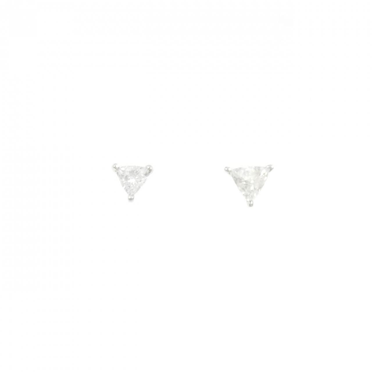 K18WG ダイヤモンド ピアス 0.51CT