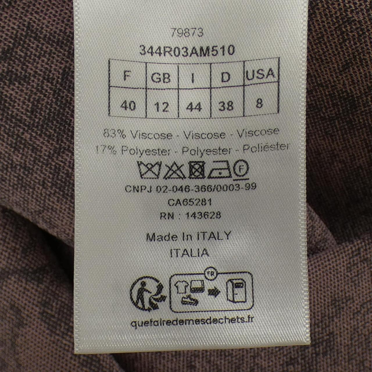 クリスチャンディオール CHRISTIAN DIOR トワルドゥジュイ ソヴァージュ 344R03AM510 ワンピース