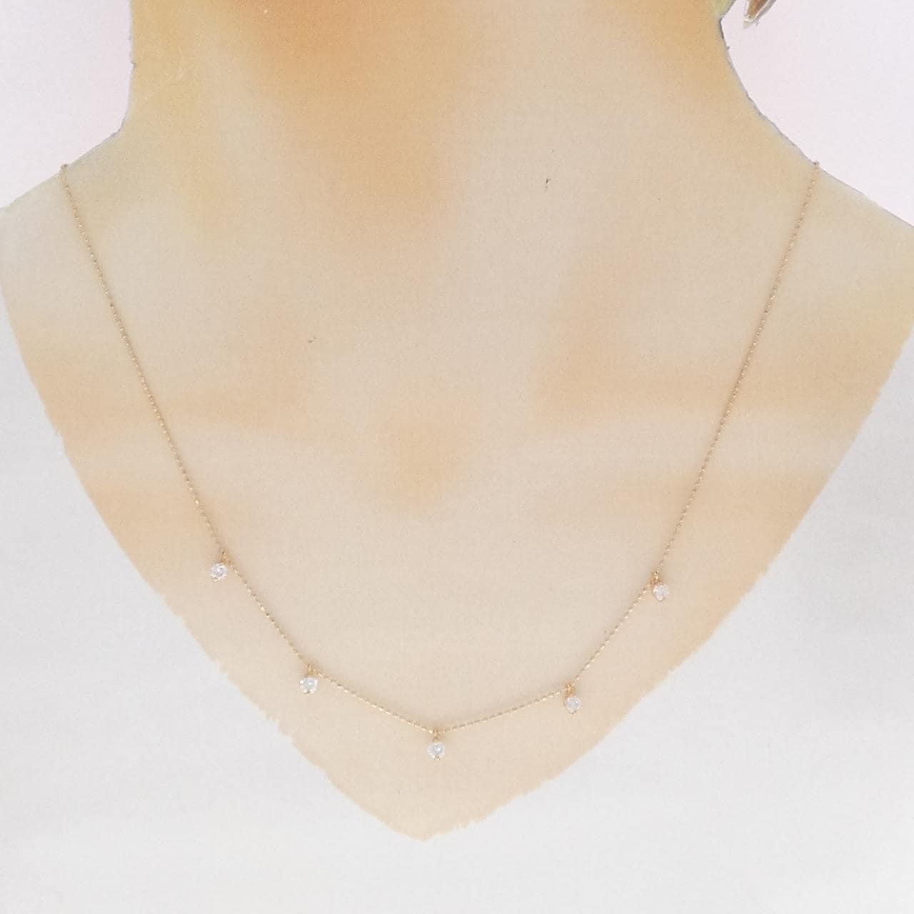 K18PG ダイヤモンド ネックレス 0.50CT